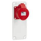 UTU POWEL - Pistorasialaippa II muovia - PRL 13-16 1x5-NAP.16A