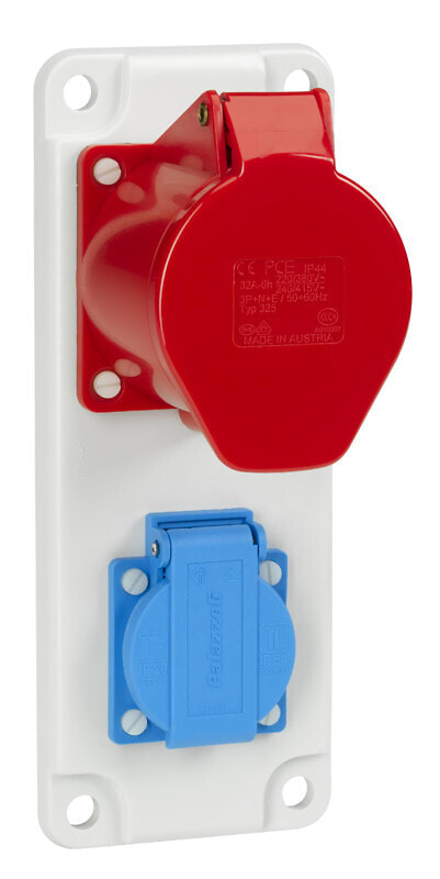 UTU POWEL - Pistorasialaippa II muovia - PRL 13-32+11-16 1x5NAP.32A+SCH