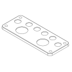 SELCAST - Läpivientilaippa - II-AIHIOLAIPPA 6xØ21 2xØ38