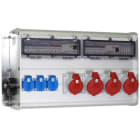 KK-SÄHKÖTUKKU - p.rasiat 3sch+1kpl16A,3x32A - FPK 313V PISTORASIAKESKUS