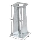 KK-SÄHKÖTUKKU - Teräsjalka Finpilarille - FP 111 Teräsjalka kuumasink.