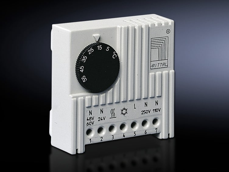 RITTAL - Termost. 24/48/60Vdc 24-230Vac - 3110.000 Termostaatti 230VAC