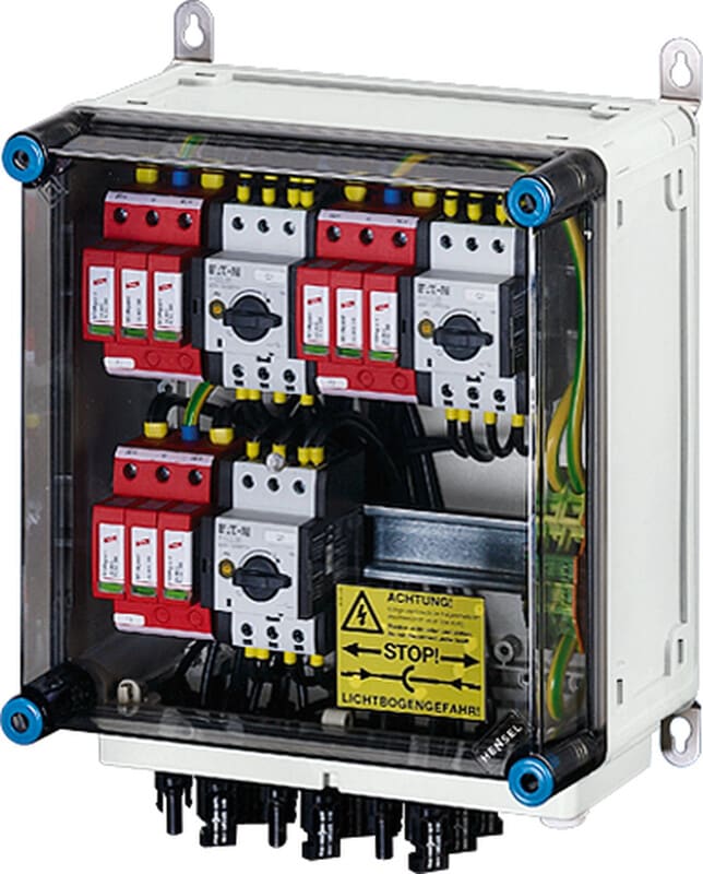 HENSEL - Asennuskotelo PC - Asennuskotelo 6xPV/3xinput