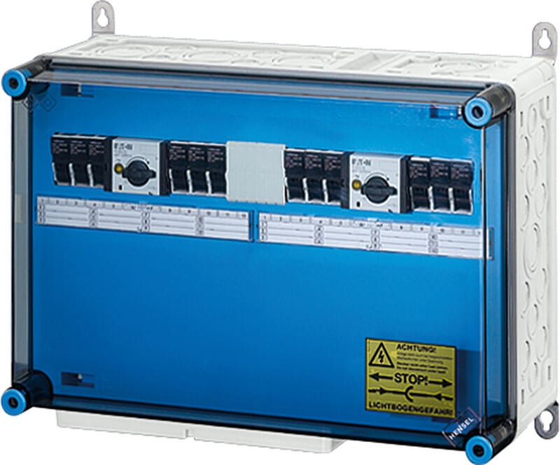 HENSEL - Asennuskotelo PC - Asennuskotelo 6xPV/1xinput