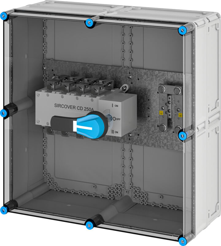 HENSEL - Asennuskotelo PC - Kuormakytkinkotelo Mi 7882
