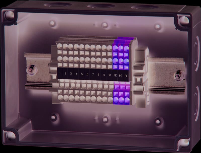 FIBOX - Riviliitinkotelo PC - RLK3 180x130x75mm IP66