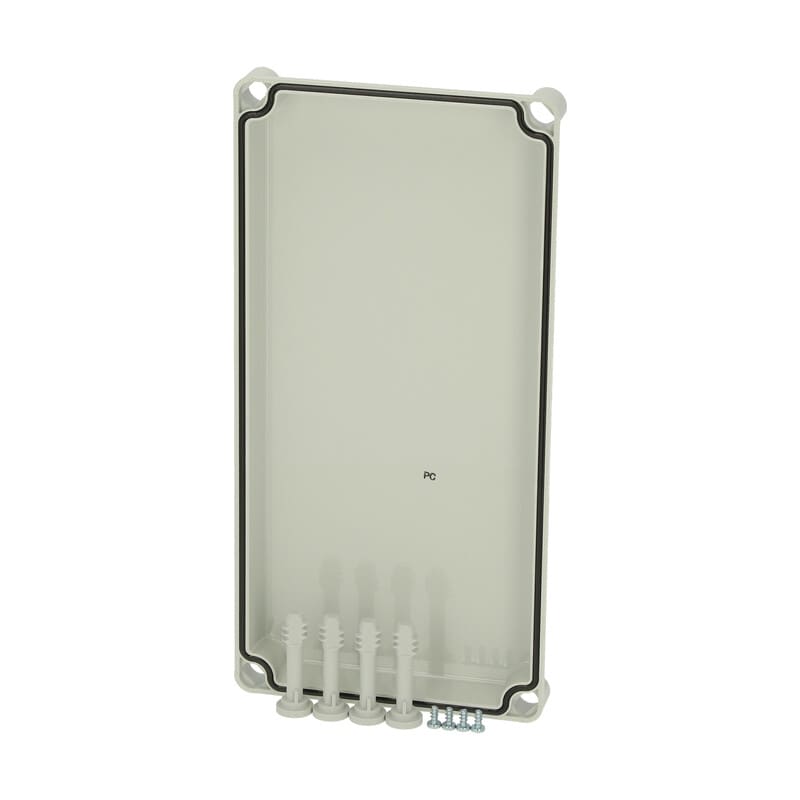 FIBOX - Kansi harmaa - EKM 30G 380X190X30