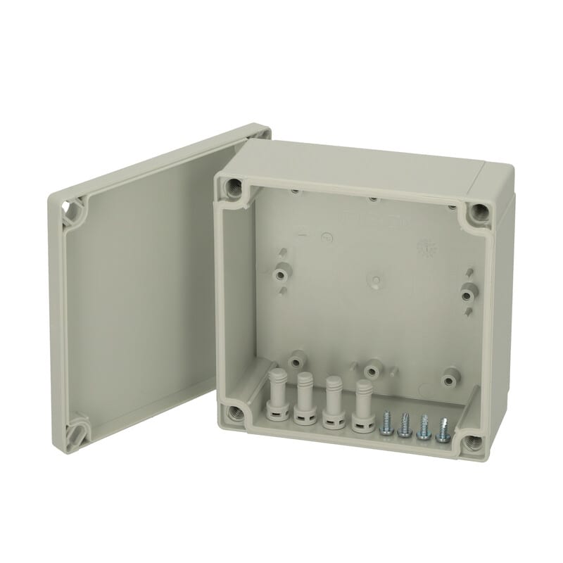 FIBOX - MNX ABS kotelo harm.kannella - ABS 125/60HG 130X130X60