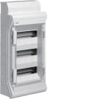 HAGER - Kotelo Vector IP54 multil. - VE312DN 3X12MOD PS/PC