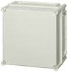 FIBOX - Kotelo, harmaa kansi, ruuvit - EKOE 130G 280X280X130