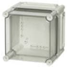 FIBOX - Kotelo, kirkas kansi, ruuvit - EKHA 130T 190x190x130