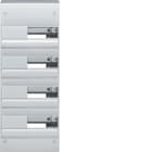 HAGER - Kotelo Gamma jousil. - GD413J 4x13 mod IP20