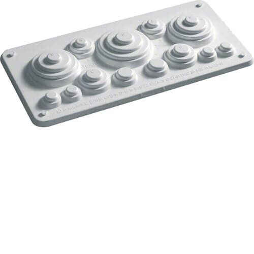 HAGER - Multilaippa Univers N - FZ425 läpivienteihin IP44/54