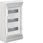 HAGER - Moduulikotelo pinta Vector - VE312SN 3x12mod IP65 PC-UV