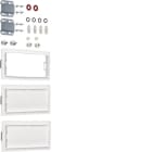 HAGER - Liitäntätarvike Univers - FZ443B pysty 3-kent.