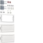 HAGER - Liitäntätarvike Univers - FZ443B pysty 3-kent.