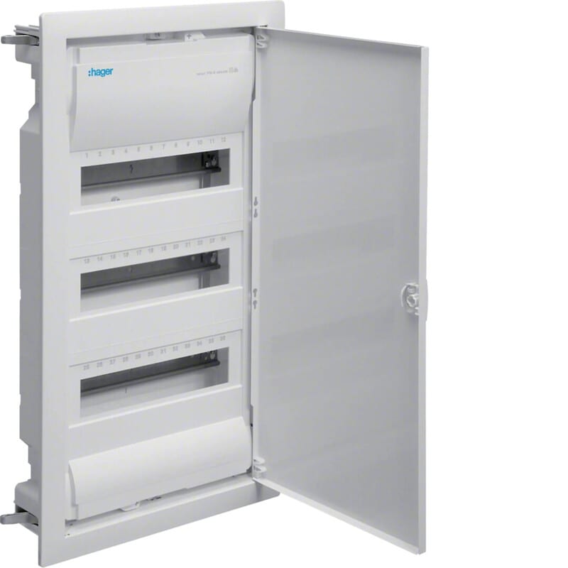 HAGER - Modulikotelo uppo - VH36NC 3x12mod IP30 Fe/PS
