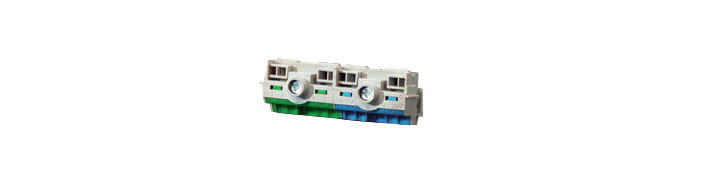 HENSEL - N/PE Kisko, jousiliitin - KV FC 03 1x25,4x4mm2