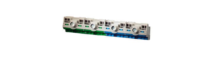 HENSEL - N/PE Kisko, jousiliitin - KV FC 09 2x25,8x4mm2