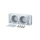 HENSEL - Läpivientilaippa IP54 - Mi FP 82 2x halkaistavissa