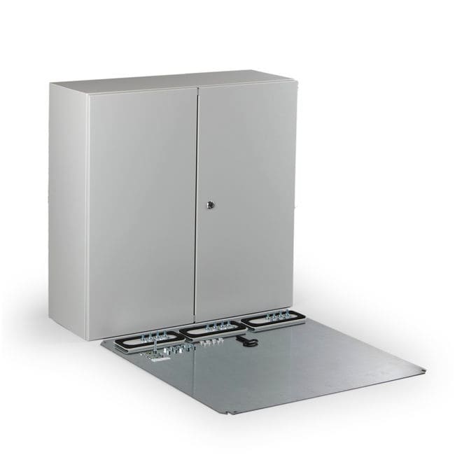 CASEMET - Teräsk.maal.2 ov 1000x1000x300 - EFEF10010030DA RAL 7035