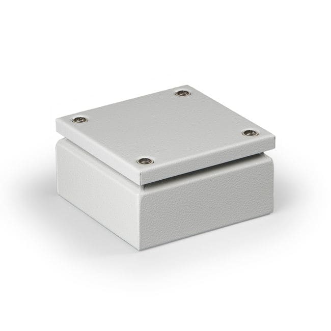 CASEMET - Riviliitinkotelo 150x150x80 - FFUP151508A TERÄS RAL7035