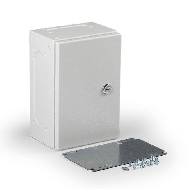 CASEMET - Teräskotelo maal.190x240x138mm - EOK192414A RAL 7035