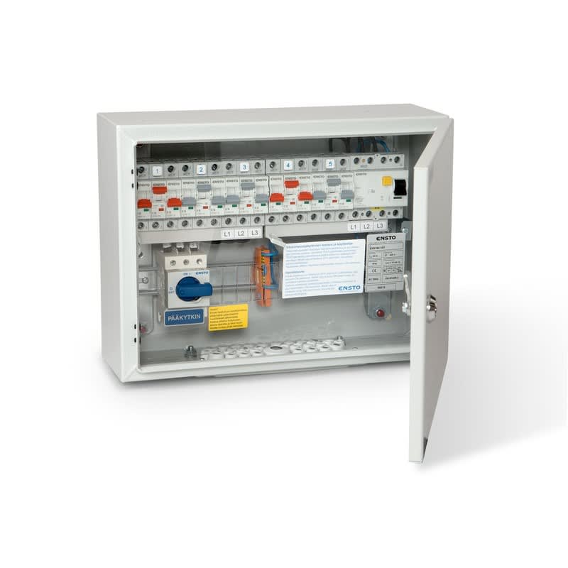 ENSTO - Ryhmäkes.teräsko.50A,400V,IP34 - EVS 163.15T