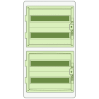 SCHNEIDER ELECTRIC - Moduulikotelo pinta PS Mureva - 18 mod 4riv IP65