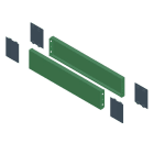 SCHNEIDER ELECTRIC - Sokkelin sivuosat 100x300 - NSYSPS3100