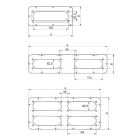 SCHNEIDER ELECTRIC - Laippa-aukko 445x130 1xFL21 - NSYTLEFL