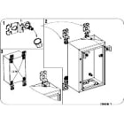SCHNEIDER ELECTRIC - Seinäkiin. vahvikkeet 2kpl S3D - NSYAEFAHLBSC
