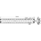 SCHNEIDER ELECTRIC - As.kiskot 2kpl 2rivi L400mm - NSYSUCR6540