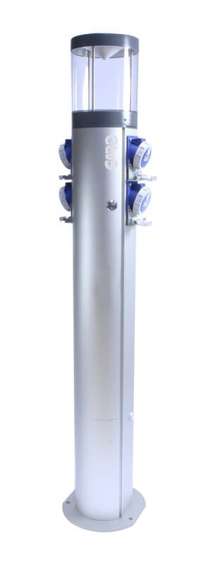 GARO - Pistorasiapylväs GARO - GMS E4 16A laituripylväs