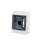 GARO - Moduulikotelo pinta ABS - NUPT 1-4 läpinäk ovi, IP65