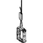 SCHNEIDER ELECTRIC - Kiskoliitin - Yleiskiinnike + 3m vaijerill