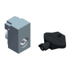 SCHNEIDER ELECTRIC - Lukkopesä 8mm kolmiokanta - NSYINT81