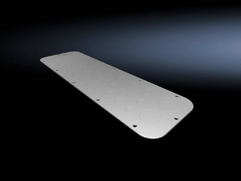 RITTAL - Met. laippalevy AX-kotelolle - 2577100 Läpivientilaippa