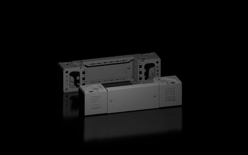 RITTAL - VX-Jalusta - VX-jalusta etu/taka 400x100