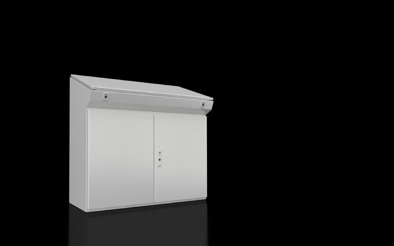 RITTAL - Kaappi lattia-asennus Fe - Pulpetti 1000x970x400 RAL7035