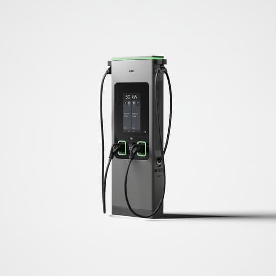 ABB SMART POWER - Latausasema teholataus - C50 50 kW 2 x CCS2 valkea