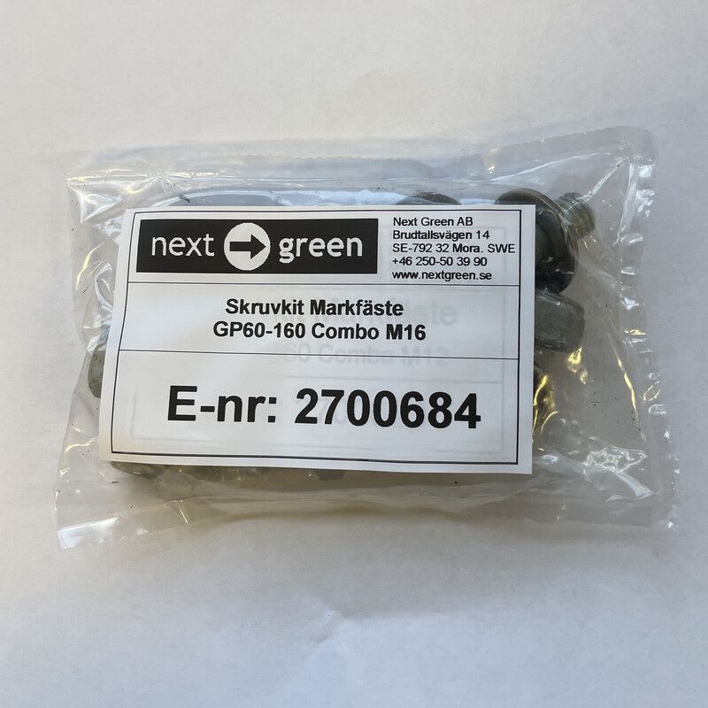 NEXT GREEN - Asennustarvike /-kiinnike - GP60-160 Combo M16 -maatuen ru