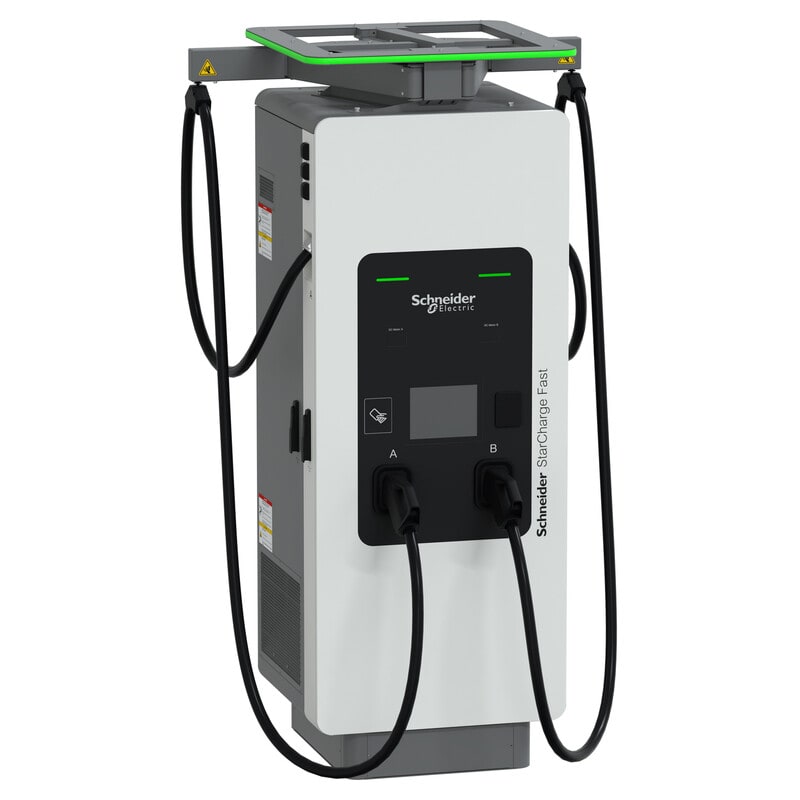 SCHNEIDER ELECTRIC - Latausasema teholataus - 180 kW DC, 2x CCS2, Maksupääte