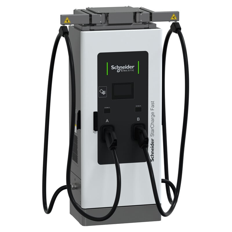 SCHNEIDER ELECTRIC - Latausasema teholataus - 60 kW DC, 2x CCS2, 3,6m