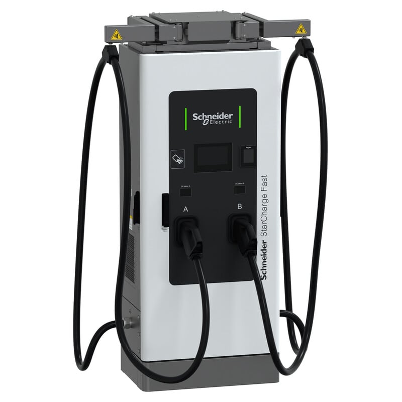 SCHNEIDER ELECTRIC - Latausasema teholataus - 60 kW DC, 2x CCS2, Maksupääte