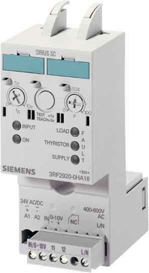 SIEMENS - Tehonsäätö 4A ohj. 24VACDC - 3RF2904-0KA13-0KC0