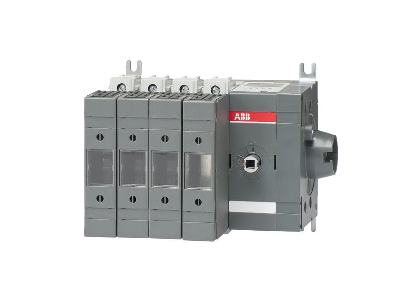 ABB - Kytkinvaroke 63A 4p sivusta DIN000 - OS63GDS40N2