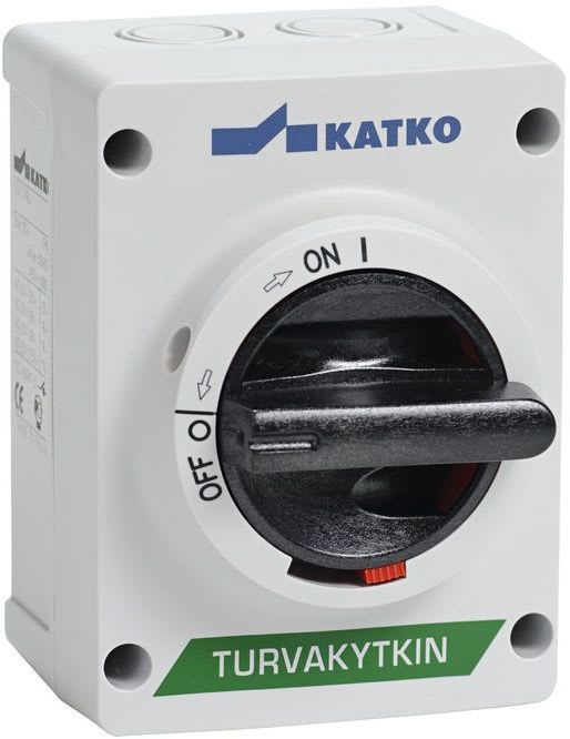 KATKO - Turvakytkin 11kW 4-nap IP66 - KUM 425 M2 2XM25P