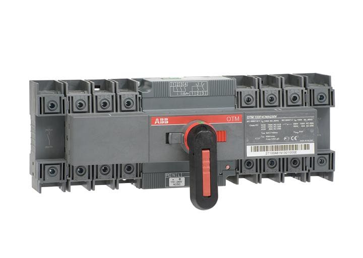 ABB - Vaihtokytkin 100A 4p moottori - OTM100F4CMA230V