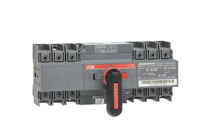 ABB - Vaihtokytkin 125A 3p moottori - OTM125F3CMA230V